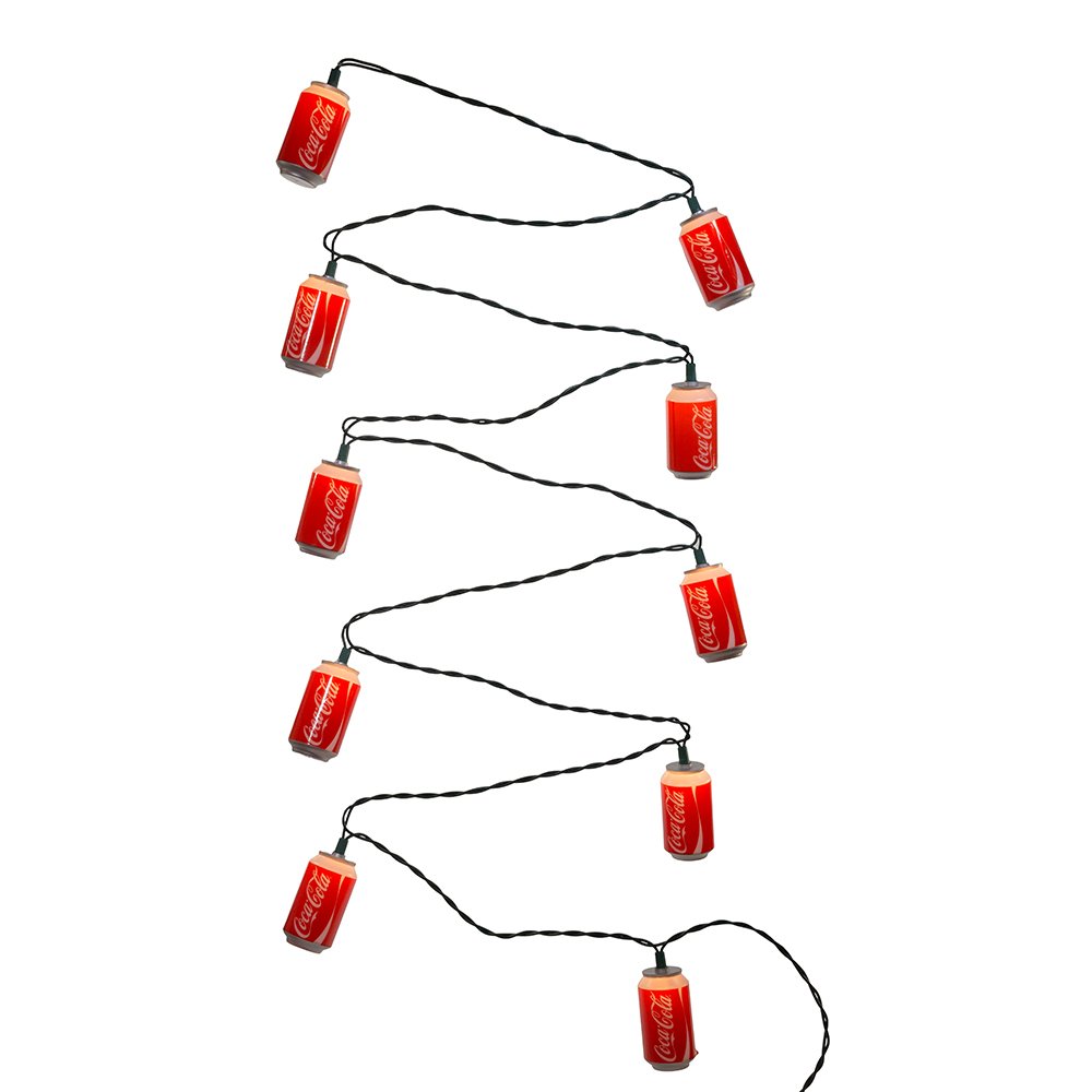 Amazon.com: Kurt Adler CC0748 Coca-Cola Can Light Set, 10 Light